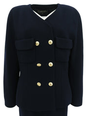 CCマークボタンセットアップ　ネイビー