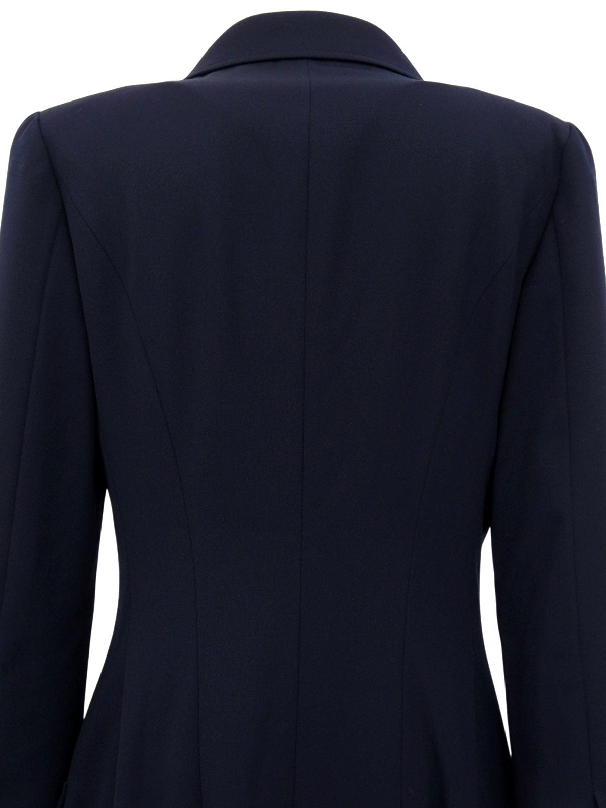 1997年製 ウール CCマークボタンダブルブレストロングコート ネイビー