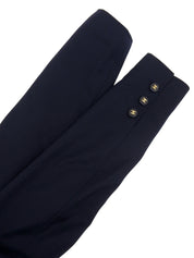 1997年製 ウール CCマークボタンダブルブレストロングコート ネイビー