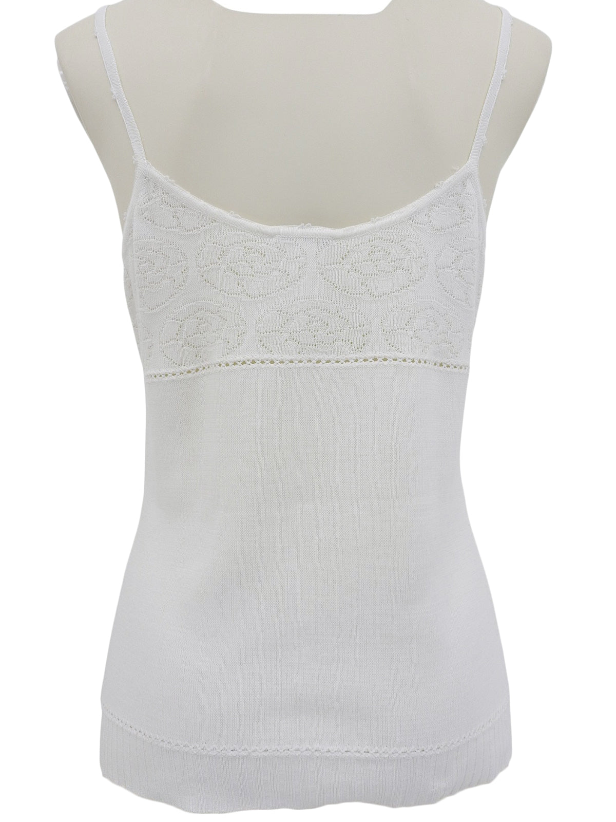2001年製 コットンニットキャミソール ホワイト