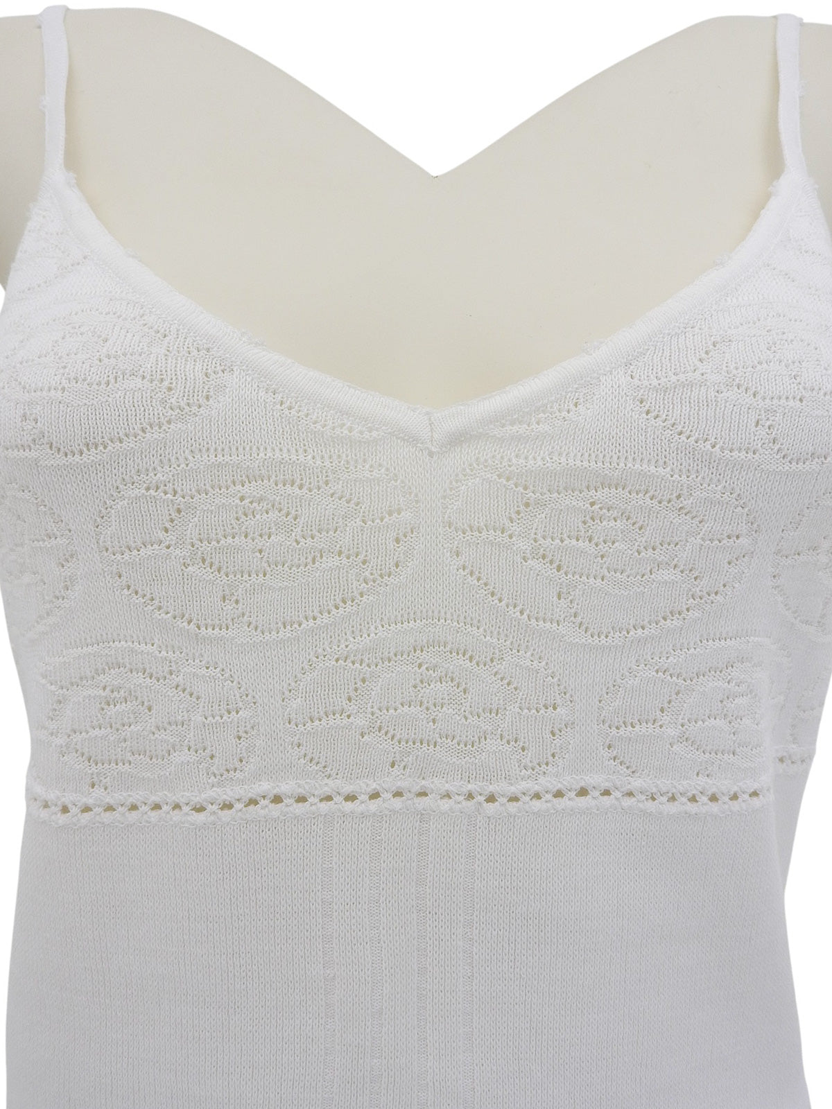 2001年製 コットンニットキャミソール ホワイト