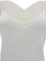 2001年製 コットンニットキャミソール ホワイト