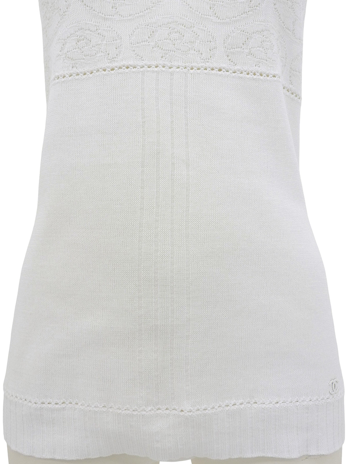2001年製 コットンニットキャミソール ホワイト