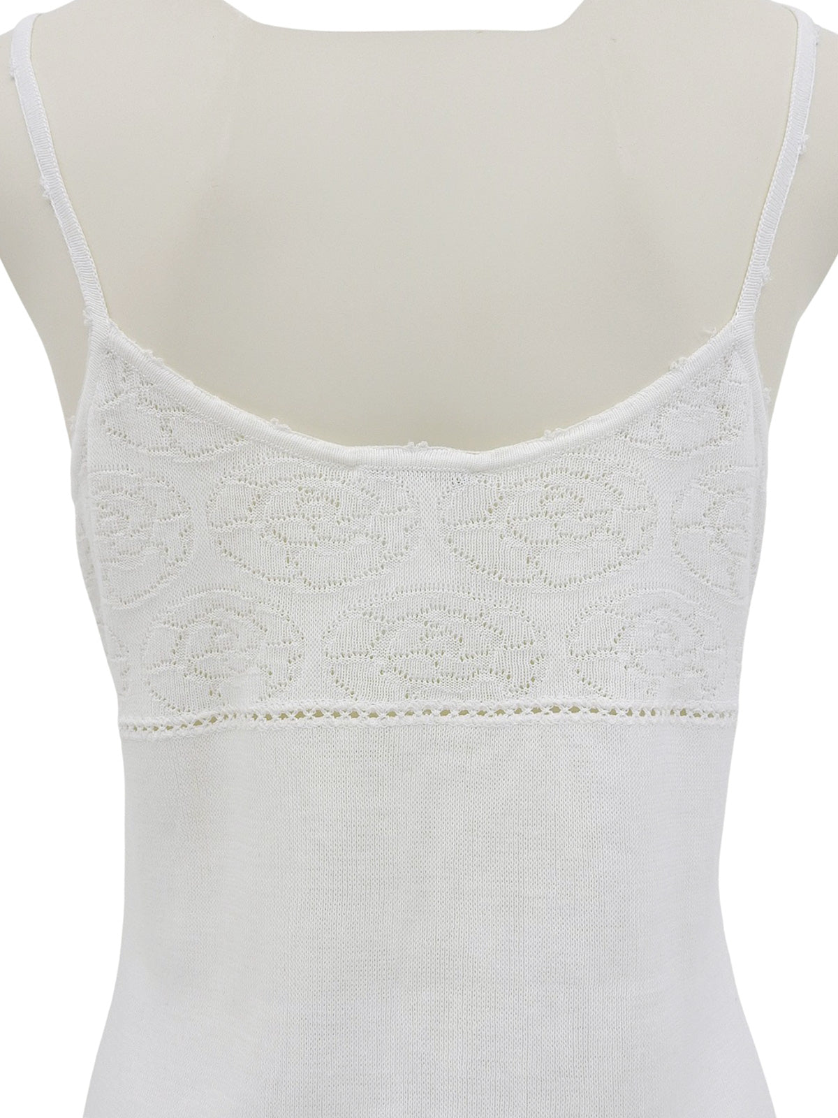 2001年製 コットンニットキャミソール ホワイト