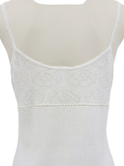 2001年製 コットンニットキャミソール ホワイト