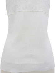 2001年製 コットンニットキャミソール ホワイト