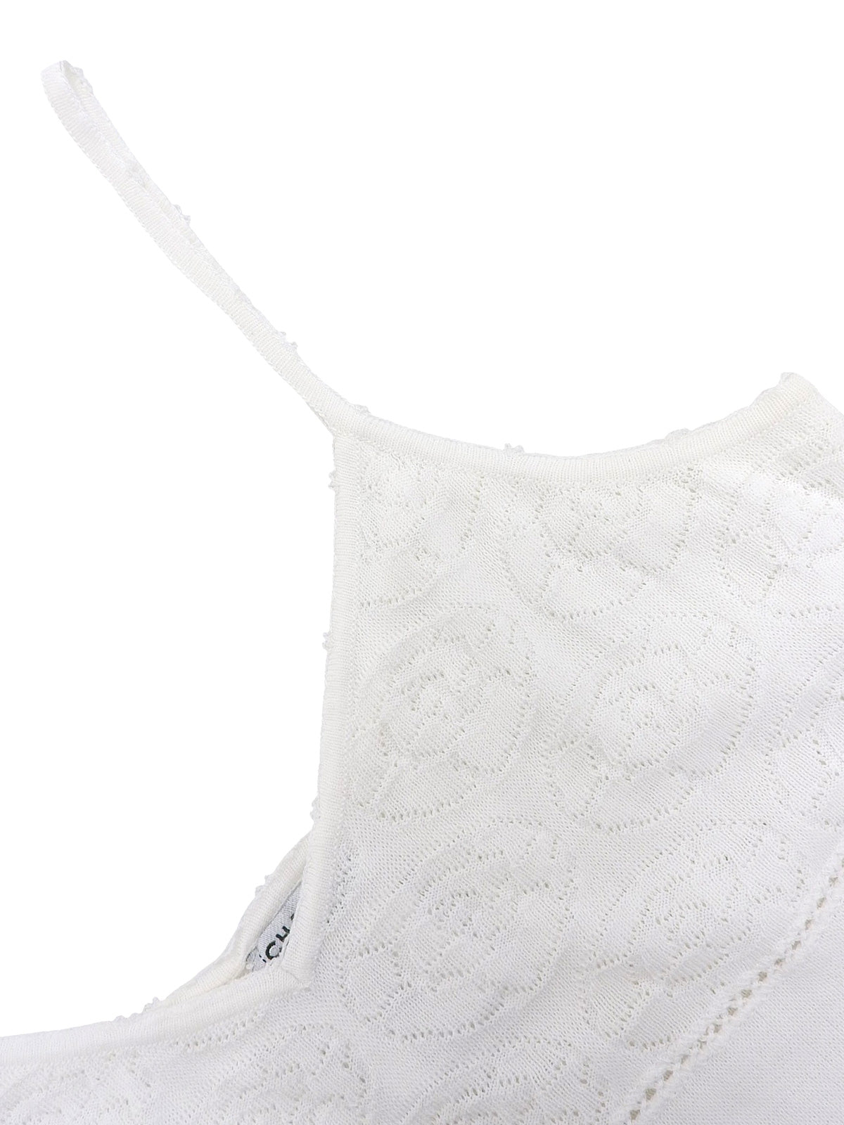 2001年製 コットンニットキャミソール ホワイト