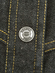 1997 CC mark button denim vest in indigo