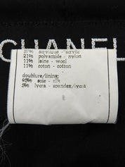 1995年製 ツイードドットCCマークボタンジャケット ブラック