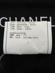 1995 Tweed Dot CC Mark Button Jacket #38 Black