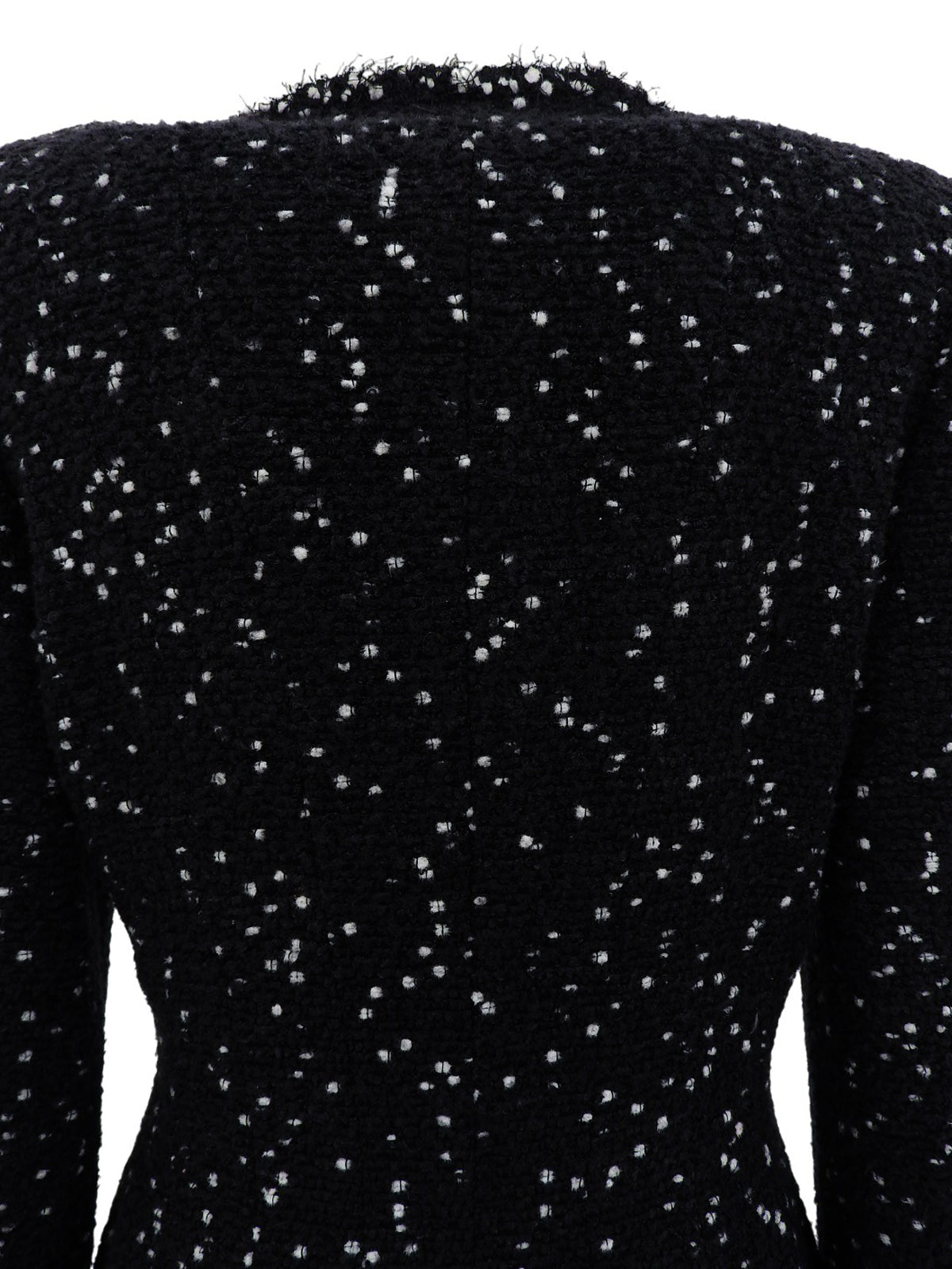 1995年製 ツイードドットCCマークボタンジャケット ブラック