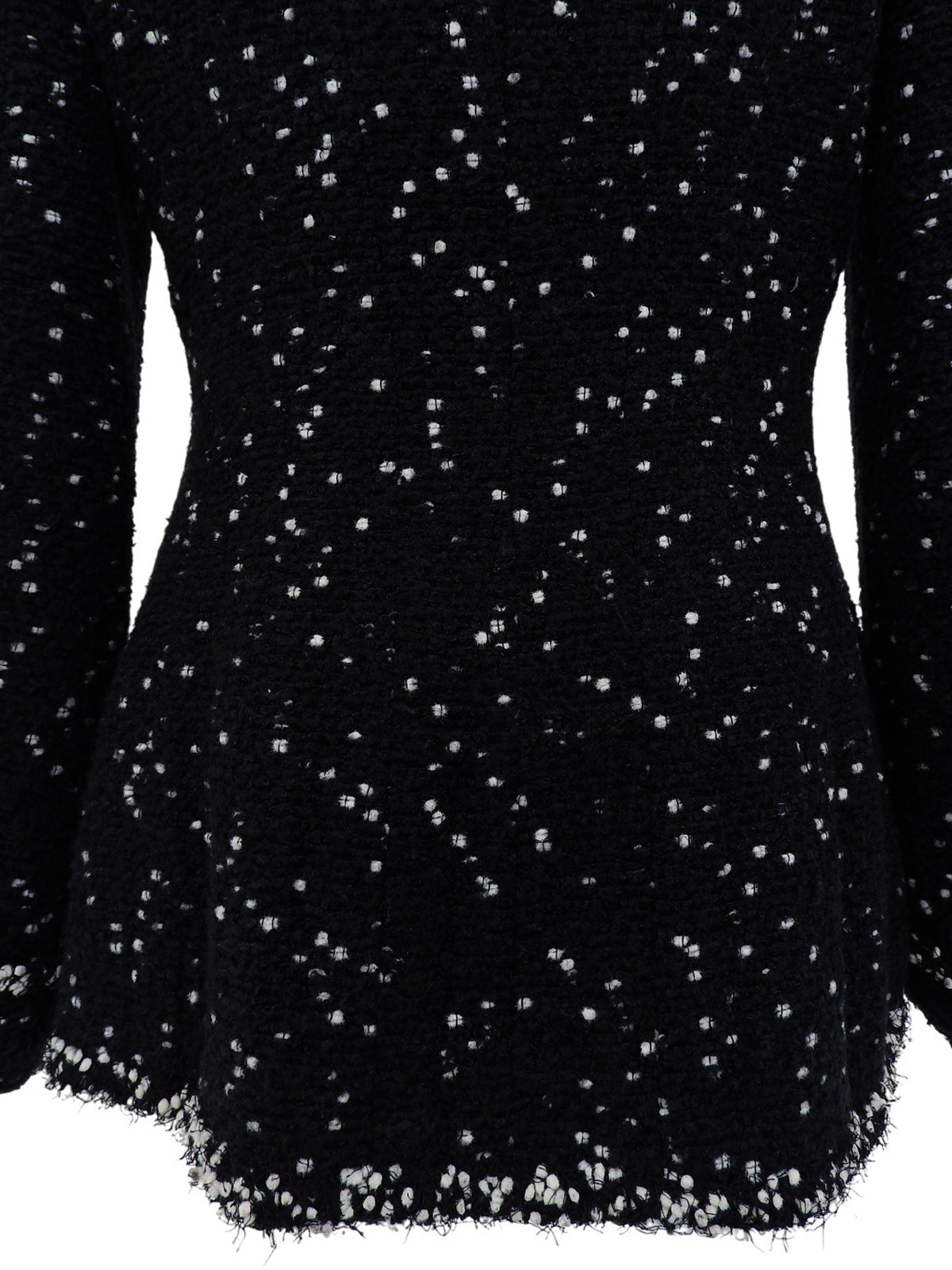 1995年製 ツイードドットCCマークボタンジャケット ブラック