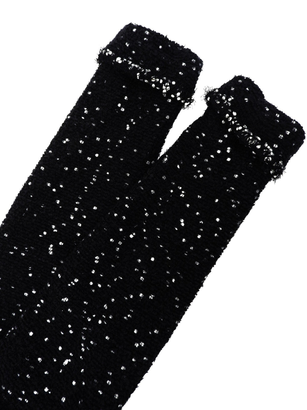 1995年製 ツイードドットCCマークボタンジャケット ブラック