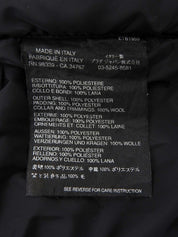 Khaki down fur jacket