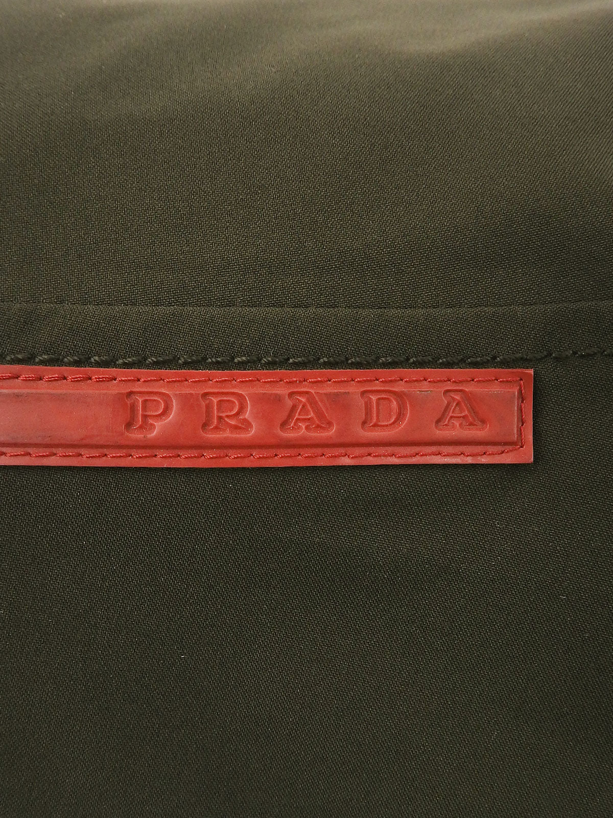 Khaki down fur jacket