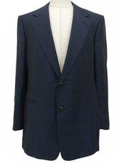 リネンテーラードジャケット ネイビー