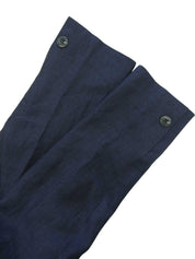 リネンテーラードジャケット ネイビー