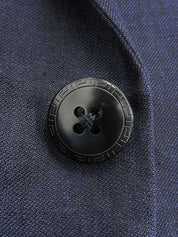 リネンテーラードジャケット ネイビー