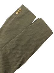 Striped pattern jacket in khaki