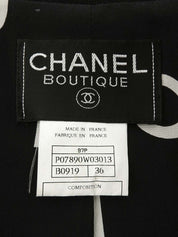 1997年製 ウールCCマークボタンジャケット ブラック