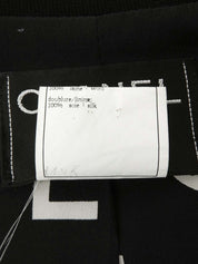 1997年製 ウールCCマークボタンジャケット ブラック