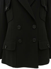 1997年製 ウールCCマークボタンジャケット ブラック