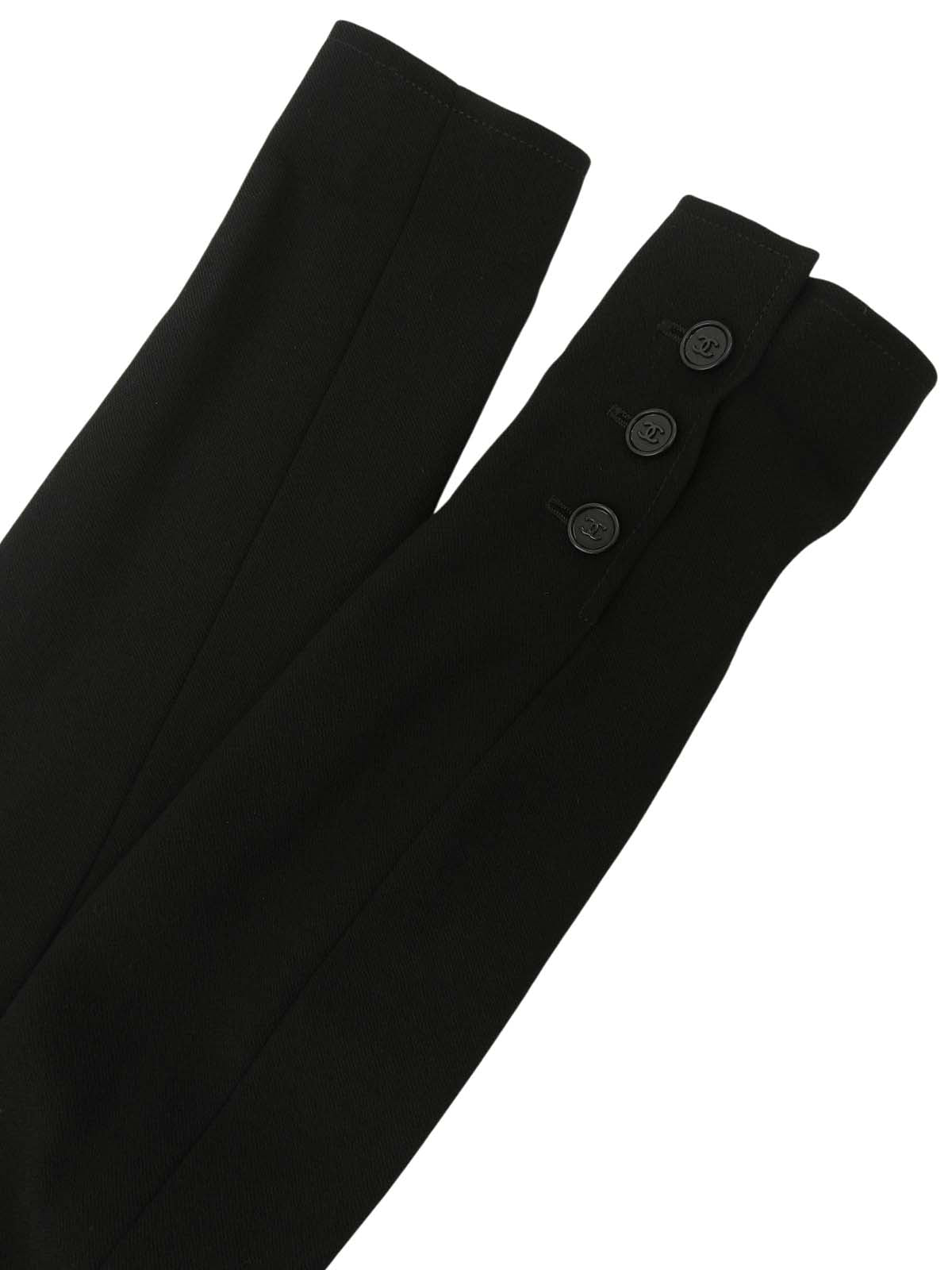 1997年製 ウールCCマークボタンジャケット ブラック