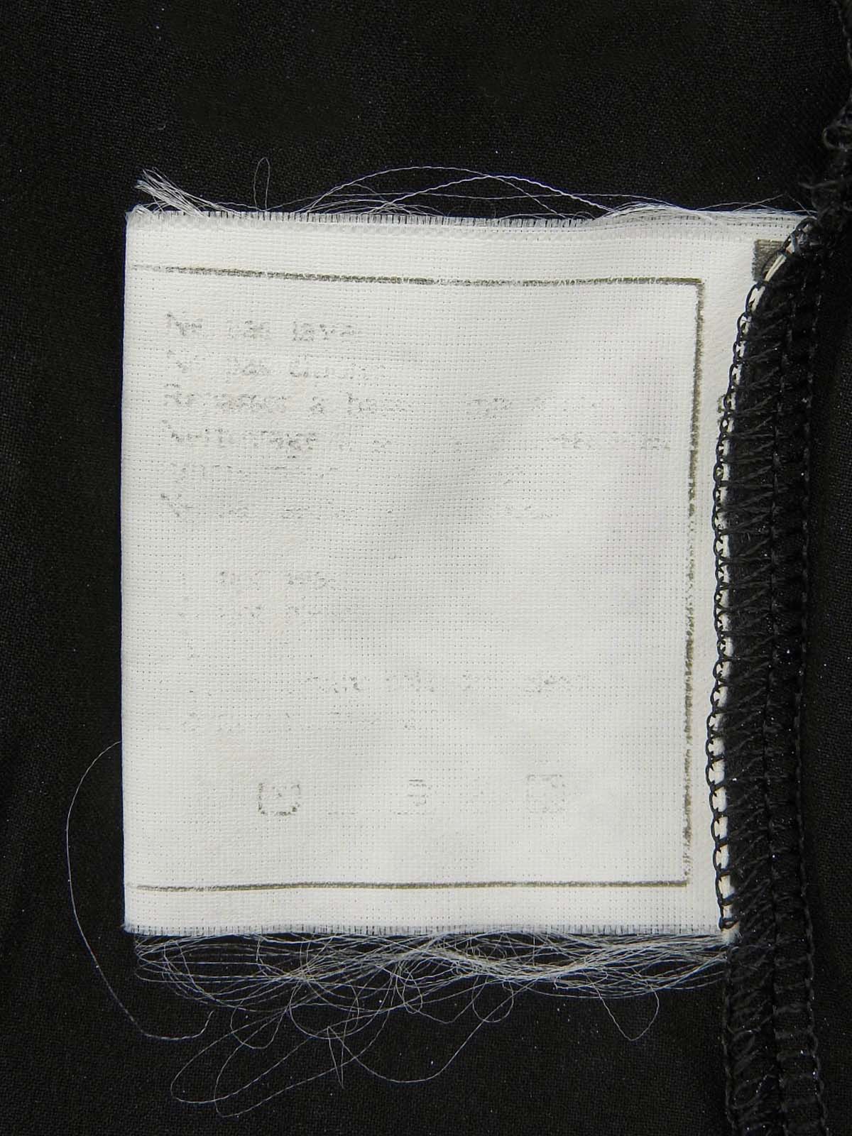 CCマークボタン半袖トップス ブラック