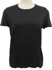 CCマークボタン半袖トップス ブラック