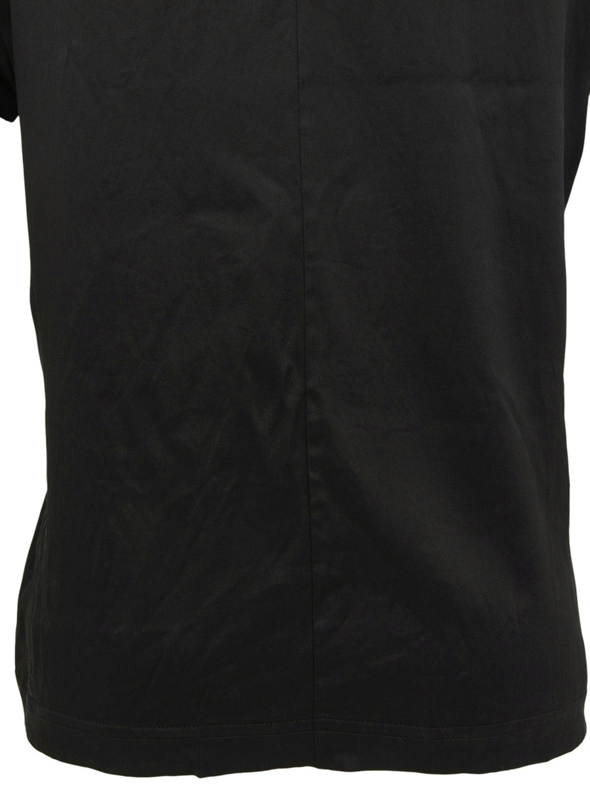 CCマークボタン半袖トップス ブラック