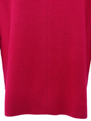 Pink wool collarless jacket
