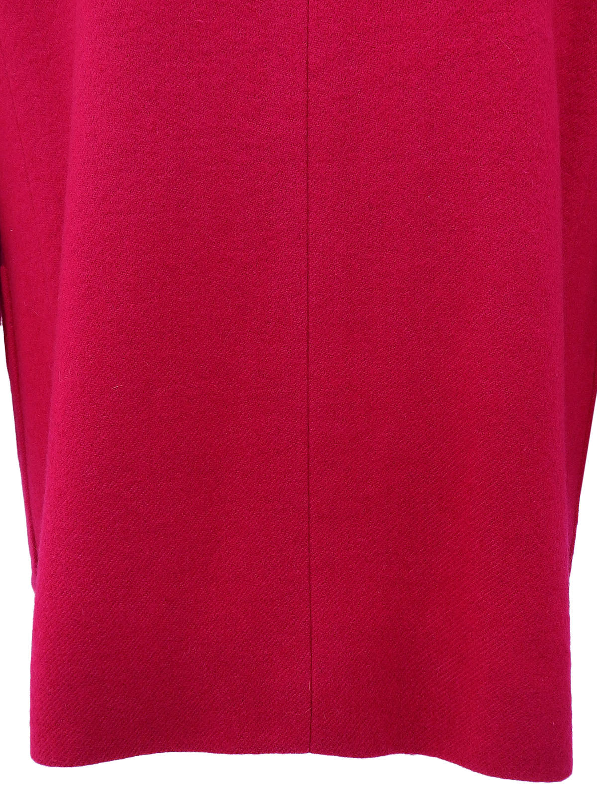 ウールノーカラージャケット ピンク