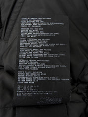 ツイードナイロンコンビダウンベスト　グレー/ダークブラウン