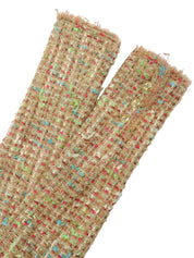 2004年製 ツイードリボンCCマークボタンジャケット　ベージュ/マルチ