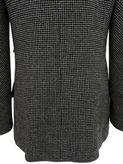 ツイードCCマークボタンジャケット ブラック/ホワイト