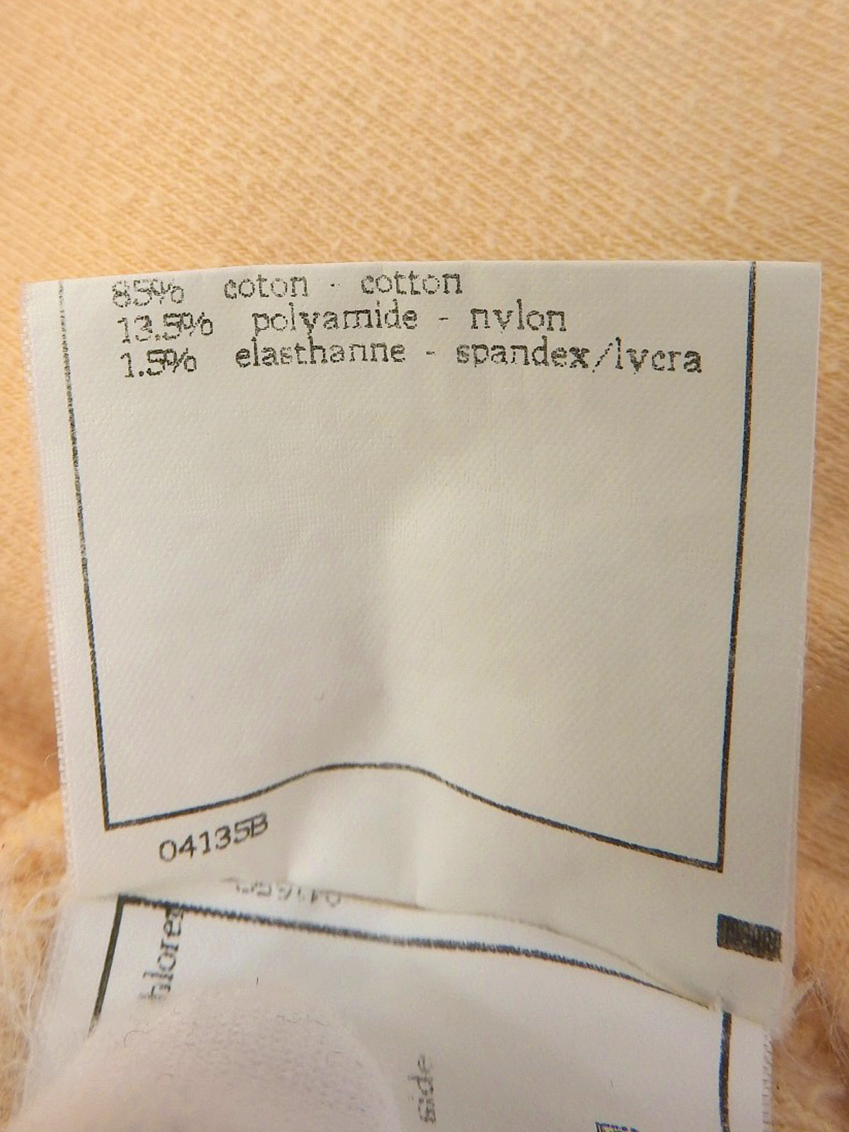 1996年製 ベルベットCCマークノースリーブワンピース クリームイエロー