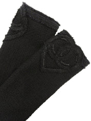 2009年製 ツイードドットCCマークボタンノーカラージャケット ブラック