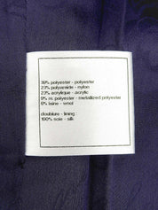 ツイードラメCCマークボタンノーカラーコート ボルドー/マルチ