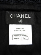 CCマークボタンフリンジジャケット　ネイビー