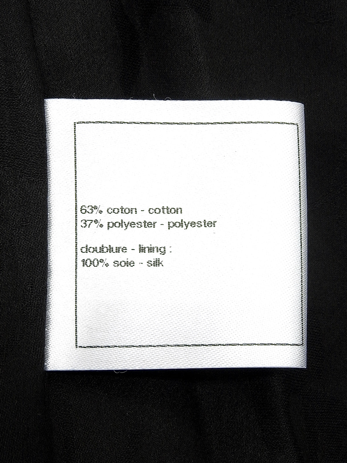 CCマークボタンフリンジジャケット　ネイビー