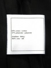 CCマークボタンフリンジジャケット ネイビー