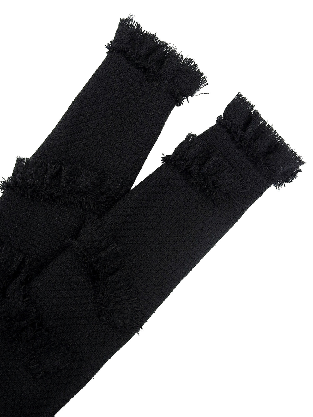 CCマークボタンフリンジジャケット　ネイビー