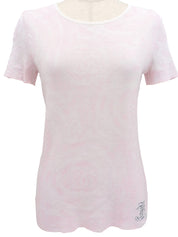 2009年製 CCマークパターンハーフスリーブニットトップス ピンク