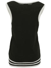 2006年製 CCマークデザインニットベスト ブラック