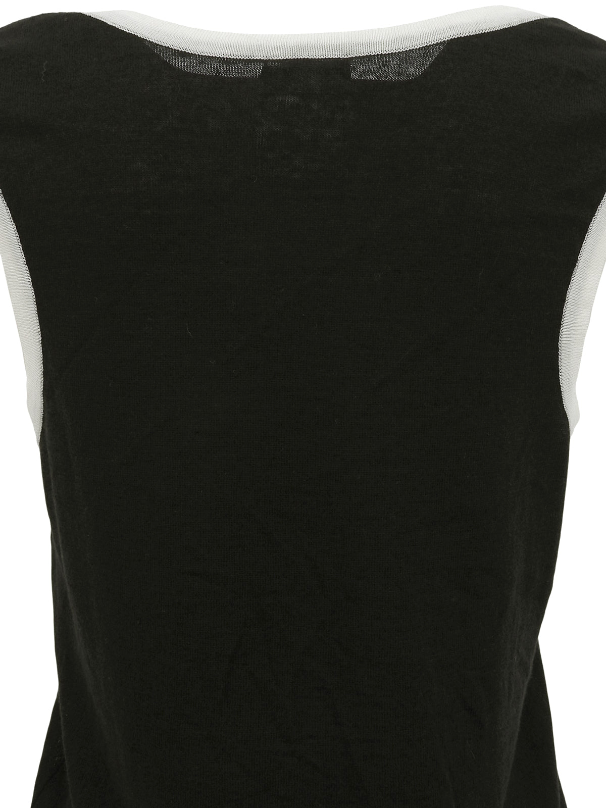 2006年製 CCマークデザインニットベスト ブラック