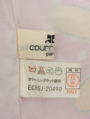 フラワーチェックパターンノースリーブワンピース ピンク