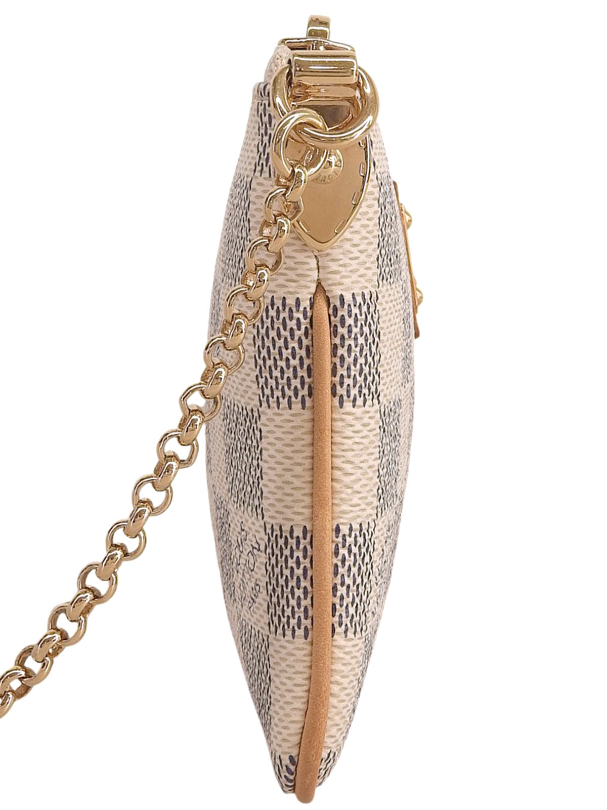 2011年頃製 キャンバスダミエポシェットミラMM アズール