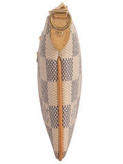 2011年頃製 キャンバスダミエポシェットミラMM アズール