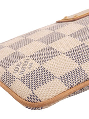 2011年頃製 キャンバスダミエポシェットミラMM アズール