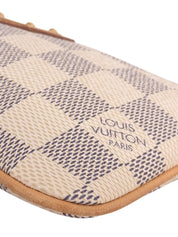 2011 帆布 Damier Pochette Milla MM Azur